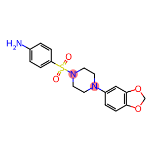4-(4-BENZO[1,3]DIOXOL-5-YL-PIPERAZINE-1-SULFONYL)-ANILINE