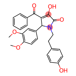 4-BENZOYL-5-(3,4-DIMETHOXYPHENYL)-3-HYDROXY-1-(4-HYDROXYPHENETHYL)-1H-PYRROL-2(5H)-ONE
