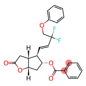 BENZOIC ACID (3AR,4R,5R,6AS)-4-((E)-3,3-DIFLUORO-4-PHENOXY-BUT-1-ENYL)-2-OXO-HEXAHYDRO-CYCLOPENTA[B]FURAN-5-YL ESTER