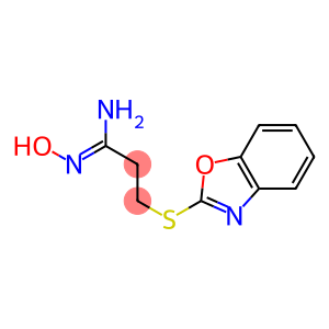 3-(1,3-benzoxazol-2-ylsulfanyl)-N'-hydroxypropanimidamide