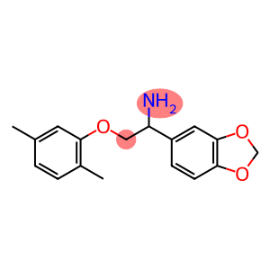 1-(1,3-benzodioxol-5-yl)-2-(2,5-dimethylphenoxy)ethanamine