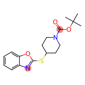4-(Benzooxazol-2-ylsulfanyl)-piperidine-1-carboxylic acid tert-butyl ester