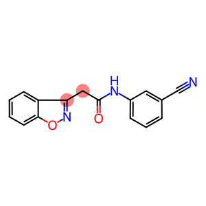 2-(1,2-benzisoxazol-3-yl)-N-(3-cyanophenyl)acetamide