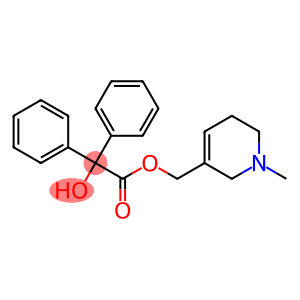 Benzilic acid (1,2,5,6-tetrahydro-1-methylpyridin-3-yl)methyl ester