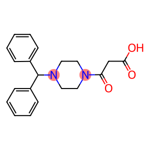 3-(4-BENZHYDRYLPIPERAZIN-1-YL)-3-OXOPROPANOIC ACID