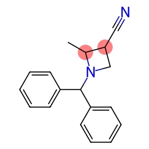 1-benzhydryl-2-methylazetidine-3-carbonitrile