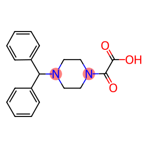 (4-BENZHYDRYLPIPERAZIN-1-YL)(OXO)ACETIC ACID