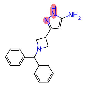 5-(1-BENZHYDRYL-AZETIDIN-3-YL)-2H-PYRAZOL-3-YLAMINE