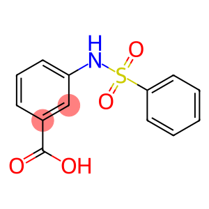 3-benzenesulfonamidobenzoic acid