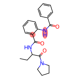 2-BENZAMIDO-N-(1-OXO-1-(PYRROLIDIN-1-YL)BUTAN-2-YL)BENZAMIDE