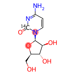 CYTOSINE-BETA-D-ARABINOFURANOSIDE, [2-14C]-