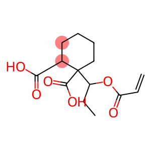 1,2-Cyclohexanedicarboxylic acid hydrogen 1-[1-(acryloyloxy)propyl] ester