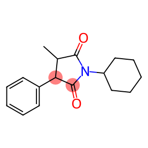 1-Cyclohexyl-4-methyl-3-phenylpyrrolidine-2,5-dione