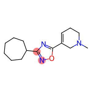 3-Cycloheptyl-5-[(1,2,5,6-tetrahydro-1-methylpyridin)-3-yl]-1,2,4-oxadiazole