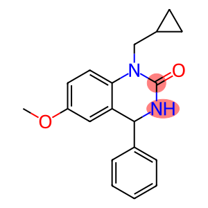 1-Cyclopropylmethyl-3,4-dihydro-6-methoxy-4-phenyl-2(1H)-quinazolinone