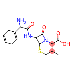 7-[2-(1,4-Cyclohexadien-1-yl)-2-aminoacetylamino]-3-methyl-8-oxo-5-thia-1-azabicyclo[4.2.0]oct-2-ene-2-carboxylic acid