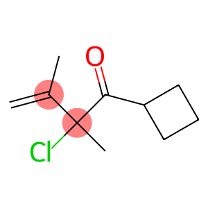 1-Cyclobutyl-2,3-dimethyl-2-chloro-3-buten-1-one