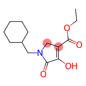 1-(Cyclohexylmethyl)-2,5-dihydro-4-hydroxy-5-oxo-1H-pyrrole-3-carboxylic acid ethyl ester