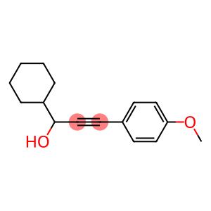 1-Cyclohexyl-3-(4-methoxyphenyl)-2-propyn-1-ol
