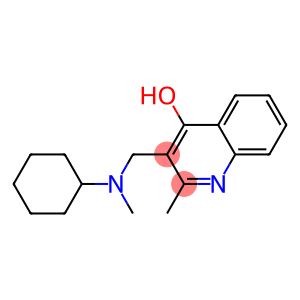 3-{[cyclohexyl(methyl)amino]methyl}-2-methyl-4-quinolinol