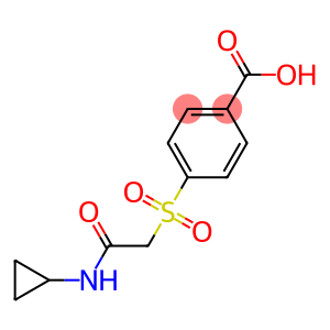 4-{[2-(cyclopropylamino)-2-oxoethyl]sulfonyl}benzoic acid