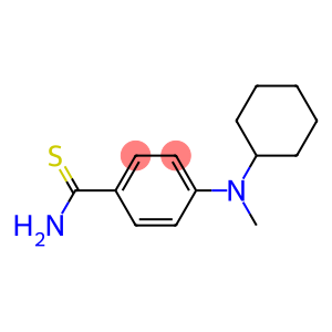 4-[cyclohexyl(methyl)amino]benzene-1-carbothioamide