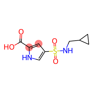 4-{[(cyclopropylmethyl)amino]sulfonyl}-1H-pyrrole-2-carboxylic acid