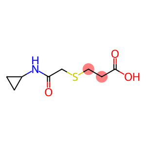 3-{[2-(cyclopropylamino)-2-oxoethyl]thio}propanoic acid