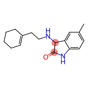 3-{[2-(cyclohex-1-en-1-yl)ethyl]amino}-5-methyl-2,3-dihydro-1H-indol-2-one