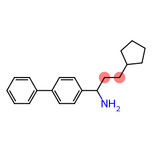 3-cyclopentyl-1-(4-phenylphenyl)propan-1-amine