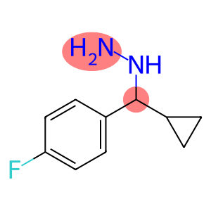 1-(cyclopropyl(4-fluorophenyl)methyl)hydrazine