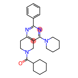 CYCLOHEXYL-(2-PHENYL-4-PIPERIDIN-1-YL-7,8-DIHYDRO-5H-PYRIDO[4,3-D]PYRIMIDIN-6-YL)-METHANONE
