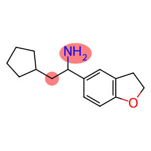 2-cyclopentyl-1-(2,3-dihydro-1-benzofuran-5-yl)ethan-1-amine