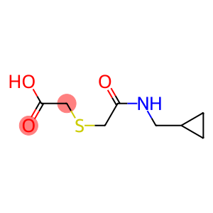2-({[(cyclopropylmethyl)carbamoyl]methyl}sulfanyl)acetic acid