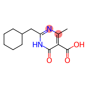 2-(cyclohexylmethyl)-4-methyl-6-oxo-1,6-dihydropyrimidine-5-carboxylic acid
