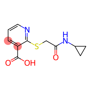 2-{[2-(cyclopropylamino)-2-oxoethyl]thio}nicotinic acid