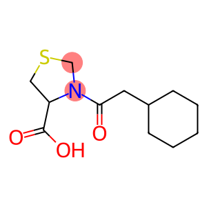 3-(2-cyclohexylacetyl)-1,3-thiazolidine-4-carboxylic acid
