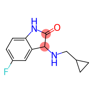 3-[(cyclopropylmethyl)amino]-5-fluoro-2,3-dihydro-1H-indol-2-one