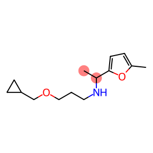 [3-(cyclopropylmethoxy)propyl][1-(5-methylfuran-2-yl)ethyl]amine