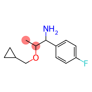2-(cyclopropylmethoxy)-1-(4-fluorophenyl)propan-1-amine
