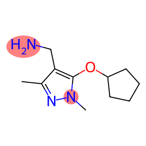 [5-(cyclopentyloxy)-1,3-dimethyl-1H-pyrazol-4-yl]methanamine