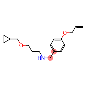 [3-(cyclopropylmethoxy)propyl]({[4-(prop-2-en-1-yloxy)phenyl]methyl})amine