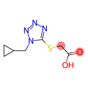 2-{[1-(cyclopropylmethyl)-1H-1,2,3,4-tetrazol-5-yl]sulfanyl}acetic acid