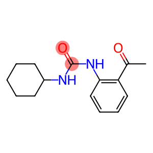 1-cyclohexyl-3-(2-acetylphenyl)urea