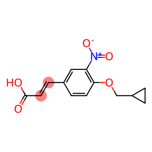3-[4-(cyclopropylmethoxy)-3-nitrophenyl]prop-2-enoic acid