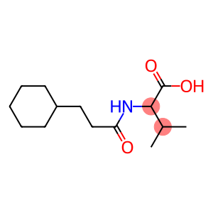 2-(3-cyclohexylpropanamido)-3-methylbutanoic acid