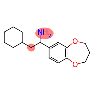 2-cyclohexyl-1-(3,4-dihydro-2H-1,5-benzodioxepin-7-yl)ethan-1-amine