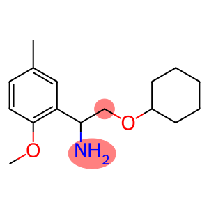 2-(cyclohexyloxy)-1-(2-methoxy-5-methylphenyl)ethanamine