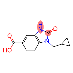 1-(cyclopropylmethyl)-2-oxo-2,3-dihydro-1H-1,3-benzodiazole-5-carboxylic acid