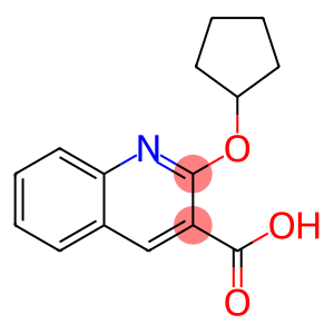 2-(cyclopentyloxy)quinoline-3-carboxylic acid